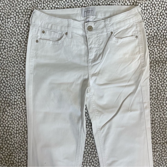 Celebrity Pink White Bell Bottom Pants Mid Rise Wide Leg Size 25 - Picture 8 of 11